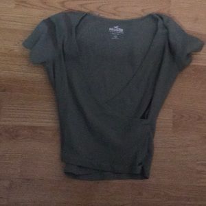 Green hollister shirt
